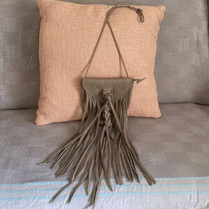 Village Tannery originally designed by Sevestet, leather fringe Bag. New York.